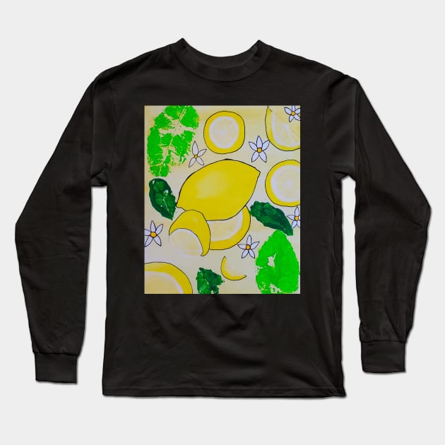 Lemon Long Sleeve T-Shirt by etherealwonders